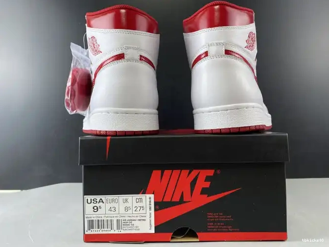 Cheap TBkick 555088-103 Metallic 1 Air Jordan (2017) Retro Red 0603